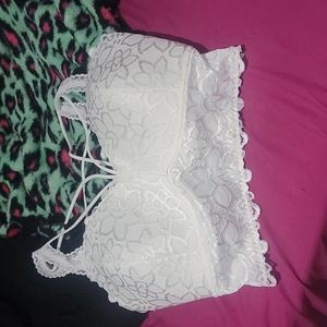 Daytrip White Lace Bralett